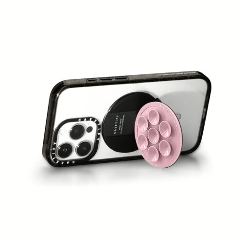 Casetify รุ่น Snappy Snap Stick Grip Stand - ขาตั้งและตัวดูด - สี Pink - Image 5