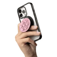 Casetify รุ่น Snappy Snap Stick Grip Stand - ขาตั้งและตัวดูด - สี Pink