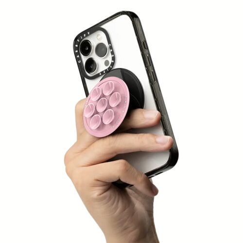 Casetify รุ่น Snappy Snap Stick Grip Stand - ขาตั้งและตัวดูด - สี Pink - Image 6