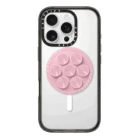 Casetify รุ่น Snappy Snap Stick Grip Stand - ขาตั้งและตัวดูด - สี Pink