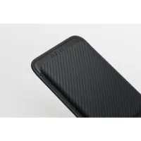 Pitaka รุ่น Magnetic Woven Wallet - ที่เก็บบัตรติดหลังมือถือ - สี Black/Grey