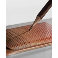 Pitaka รุ่น Magnetic Woven Wallet - ที่เก็บบัตรติดหลังมือถือ - สี Black/Grey