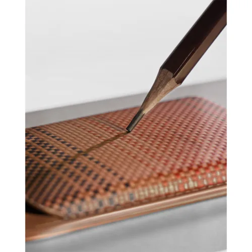 Pitaka รุ่น Magnetic Woven Wallet - ที่เก็บบัตรติดหลังมือถือ - สี Black/Grey