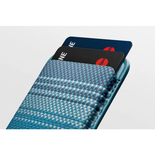 Pitaka รุ่น Magnetic Woven Wallet - ที่เก็บบัตรติดหลังมือถือ - สี Moonrise