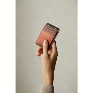 Pitaka รุ่น Magnetic Woven Wallet - ที่เก็บบัตรติดหลังมือถือ - สี Moonrise