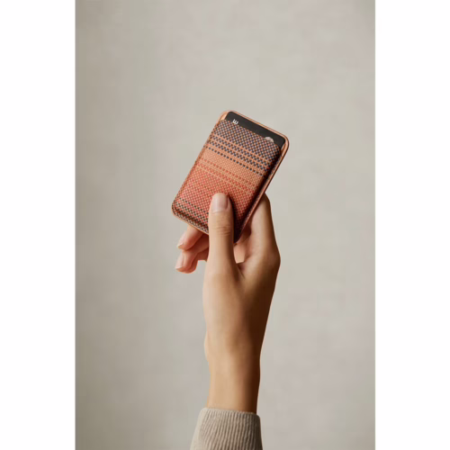 Pitaka รุ่น Magnetic Woven Wallet - ที่เก็บบัตรติดหลังมือถือ - สี Moonrise - Image 16
