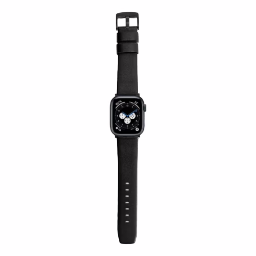 Sandmarc รุ่น Leather - สายนาฬิกา Apple Watch 44/45/46/49mm - สี Black (Black Hardware) - Image 2