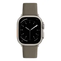 Sandmarc รุ่น Leather - สายนาฬิกา Apple Watch 44/45/46/49mm - สี Sand (Silver Hardware)