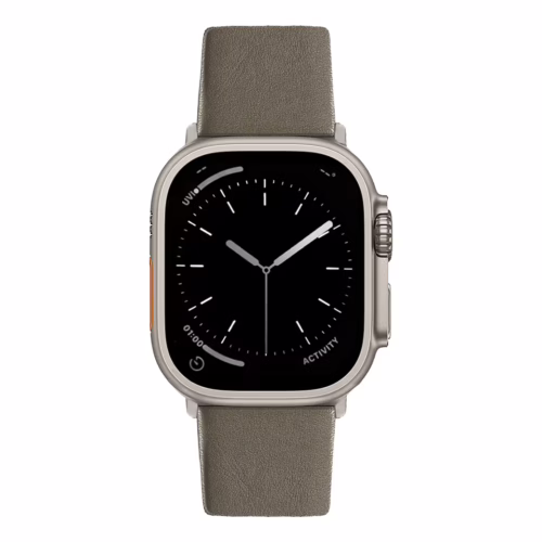 Sandmarc รุ่น Leather - สายนาฬิกา Apple Watch 44/45/46/49mm - สี Sand (Silver Hardware)