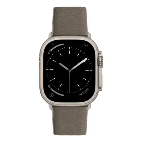 Sandmarc รุ่น Leather - สายนาฬิกา Apple Watch 44/45/46/49mm - สี Sand (Silver Hardware)