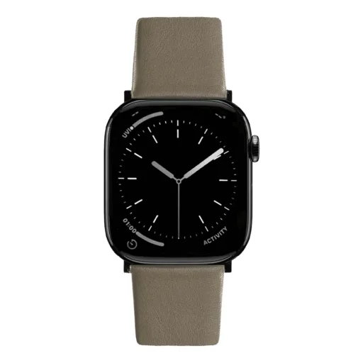 Sandmarc รุ่น Leather - สายนาฬิกา Apple Watch 44/45/46/49mm - สี Sand (Black Hardware)