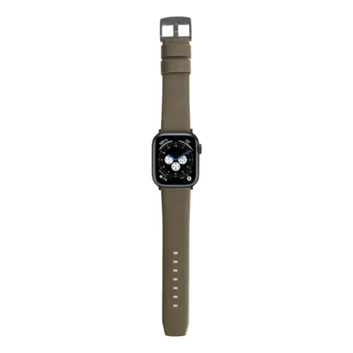 Sandmarc รุ่น Leather - สายนาฬิกา Apple Watch 44/45/46/49mm - สี Sand (Black Hardware)
