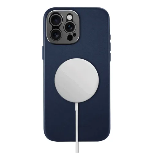 Sandmarc รุ่น Pro Leather Case - เคส iPhone 16 Pro Max - สี Navy