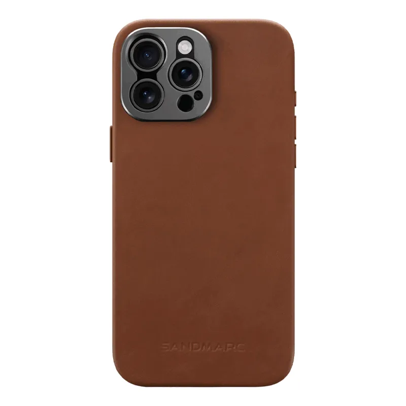 Sandmarc รุ่น Pro Leather Case - เคส iPhone 16 Pro Max - สี Tan