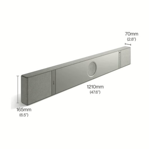 KEF รุ่น XIO - ลำโพงซาวด์บาร์ - สี Silver Grey - Image 3