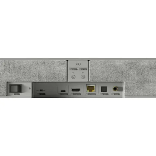 KEF รุ่น XIO - ลำโพงซาวด์บาร์ - สี Silver Grey