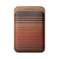 Pitaka รุ่น Magnetic Woven Wallet - ที่เก็บบัตรติดหลังมือถือ - สี Sunset