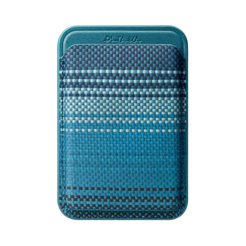 Pitaka รุ่น Magnetic Woven Wallet - ที่เก็บบัตรติดหลังมือถือ - สี Moonrise