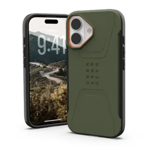 UAG รุ่น Civilian (Magsafe) - เคส iPhone 17 - สี Olive/Orange