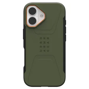 UAG รุ่น Civilian (Magsafe) - เคส iPhone 17 - สี Olive/Orange