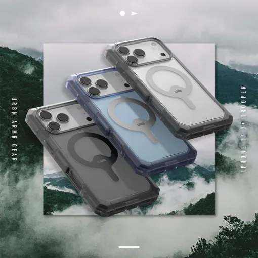 UAG รุ่น Trooper (Magsafe) - เคส iPhone 17 Pro Max - สี Cloud Blue - Image 8