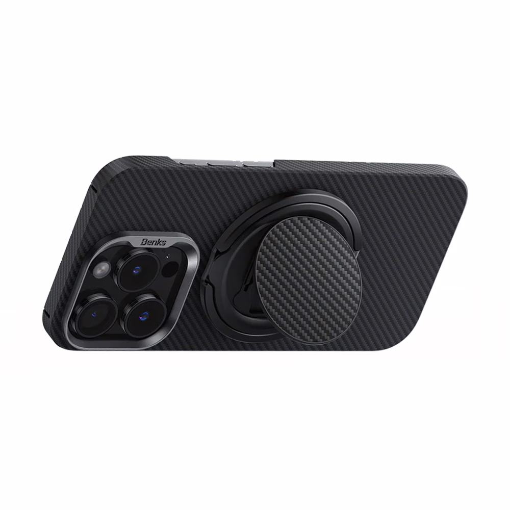Benks รุ่น ArmorPop Phone Grip, Stand - แหวนติดหลังมือถือ - สี Black 6 Benks รุ่น ArmorPop Phone Grip, Stand - แหวนติดหลังมือถือ - สี Black - Image 6