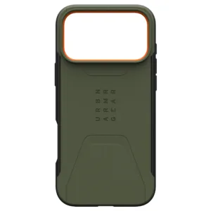 UAG รุ่น Civilian (Magsafe) - เคส iPhone 17 Pro Max - สี Olive/Orange