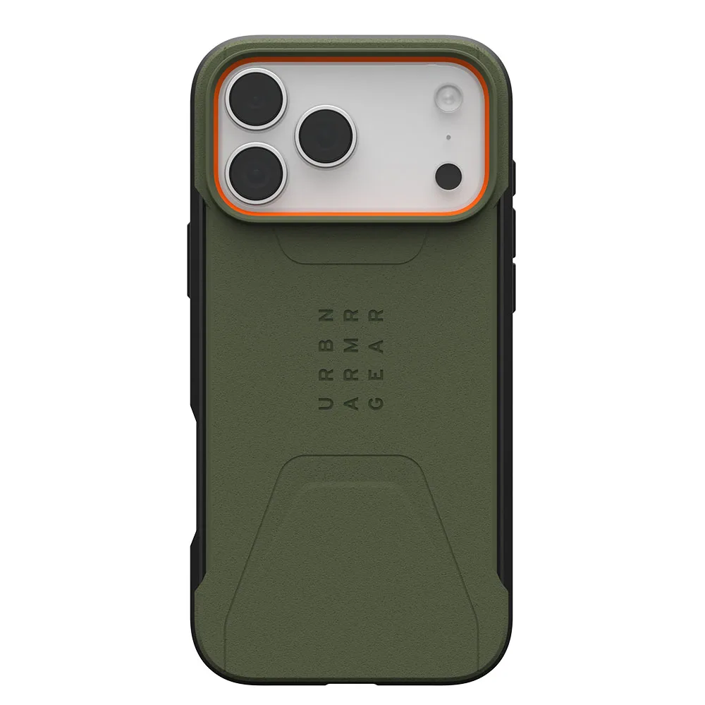 UAG รุ่น Civilian (Magsafe) - เคส iPhone 17 Pro - สี Olive/Orange 1 UAG รุ่น Civilian (Magsafe) - เคส iPhone 17 Pro - สี Olive/Orange