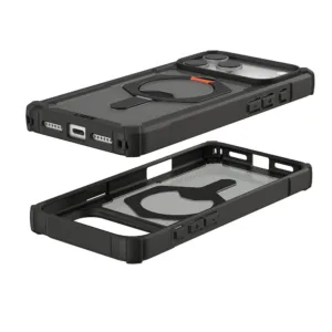 UAG รุ่น Plasma XTE (Magsafe) - เคส iPhone 17 Pro Max - สี Black/Pop Orange