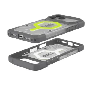 UAG รุ่น Pathfinder Clear (Magsafe) - เคส iPhone 17 Pro - สี Active Neon