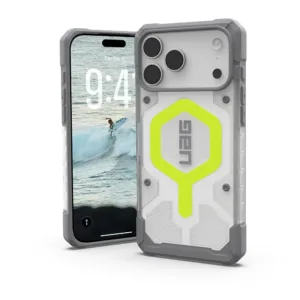 UAG รุ่น Pathfinder Clear (Magsafe) - เคส iPhone 17 Pro - สี Active Neon