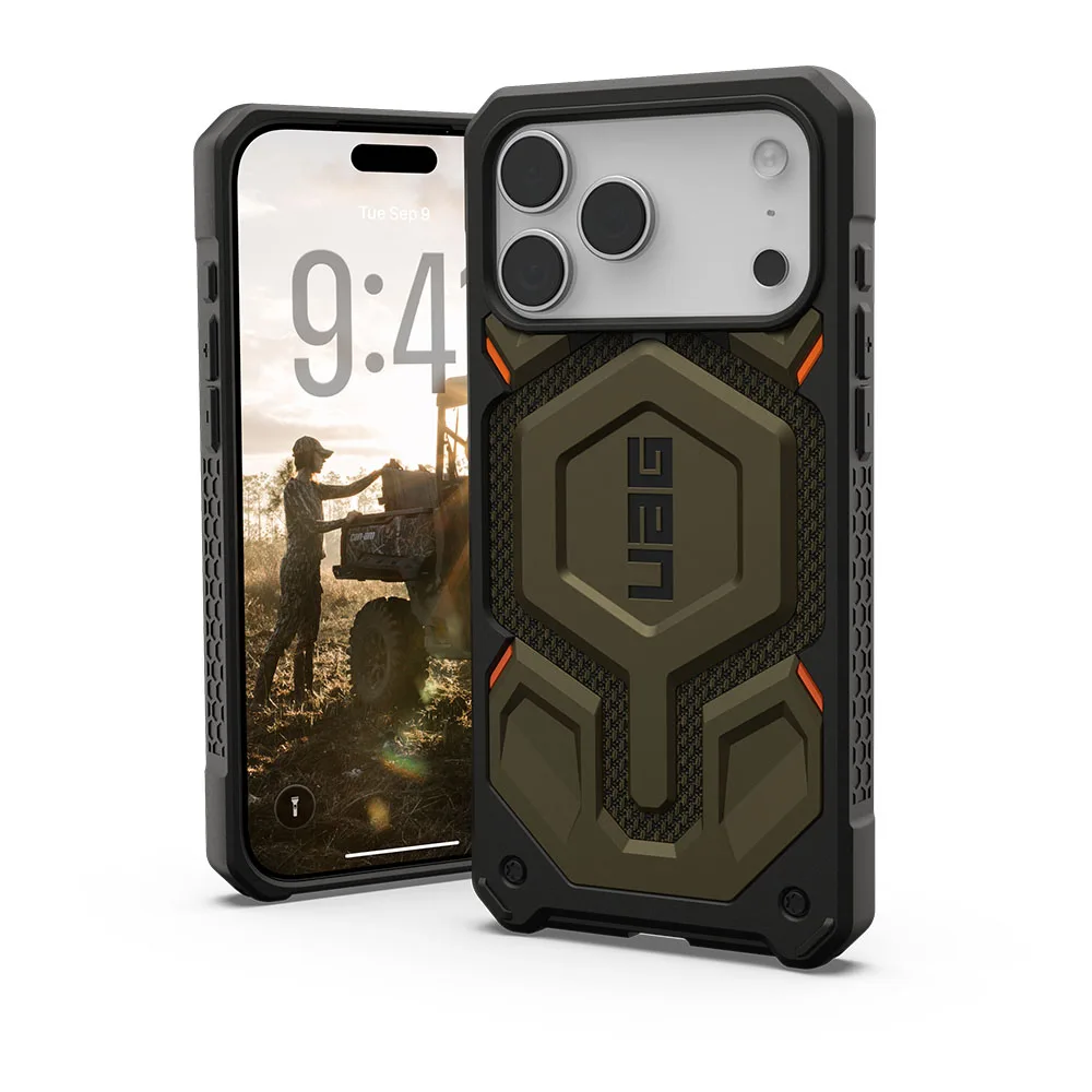 UAG รุ่น Monarch Pro - เคส iPhone 17 Pro - สี Kevlar Element Green 2 UAG รุ่น Monarch Pro - เคส iPhone 17 Pro - สี  Kevlar Element Green - Image 2