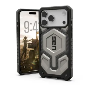 UAG รุ่น Monarch Pro - เคส iPhone 17 Pro - สี Titanium 11 UAG รุ่น Monarch Pro - เคส iPhone 17 Pro - สี Titanium