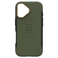 UAG รุ่น Civilian (Magsafe) - เคส iPhone 17 - สี Olive/Orange