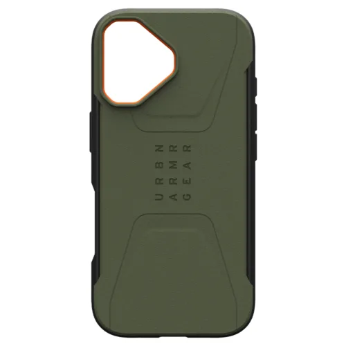 UAG รุ่น Civilian (Magsafe) - เคส iPhone 17 - สี Olive/Orange