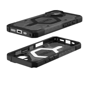 UAG รุ่น Pathfinder Clear (Magsafe) - เคส iPhone 17 - สี Ash/Black