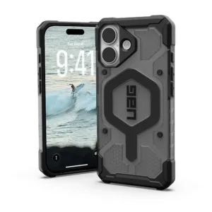 UAG รุ่น Pathfinder Clear (Magsafe) - เคส iPhone 17 - สี Ash/Black