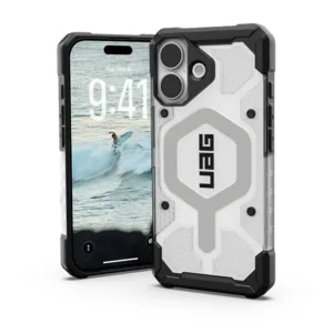 UAG รุ่น Pathfinder Clear (Magsafe) - เคส iPhone 17 - สี Ice/Silver