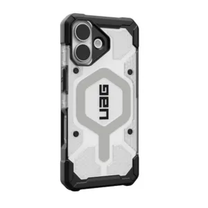 UAG รุ่น Pathfinder Clear (Magsafe) - เคส iPhone 17 - สี Ice/Silver