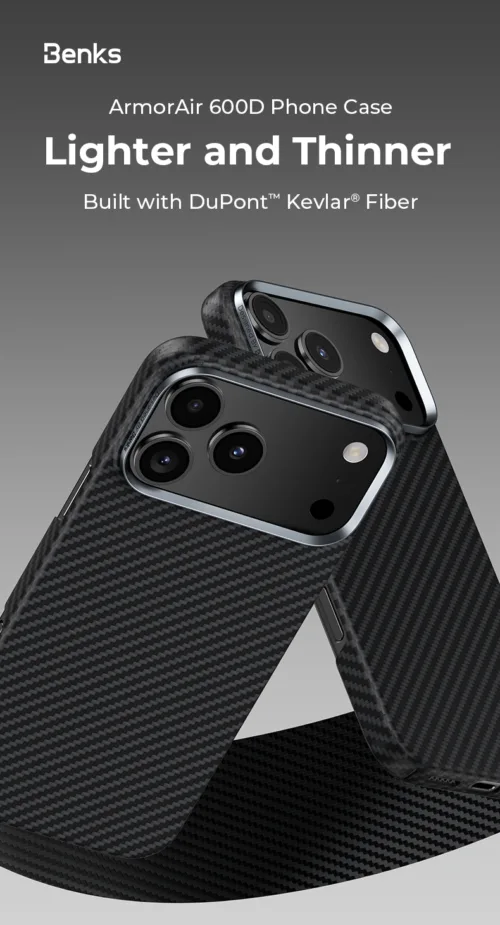 Benks รุ่น ArmorPro 600D with Camera Control - เคส iPhone 17 Pro - สี Black - Image 4
