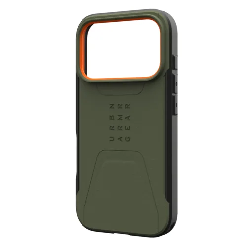 UAG รุ่น Civilian (Magsafe) - เคส iPhone 17 Pro - สี Olive/Orange - Image 3