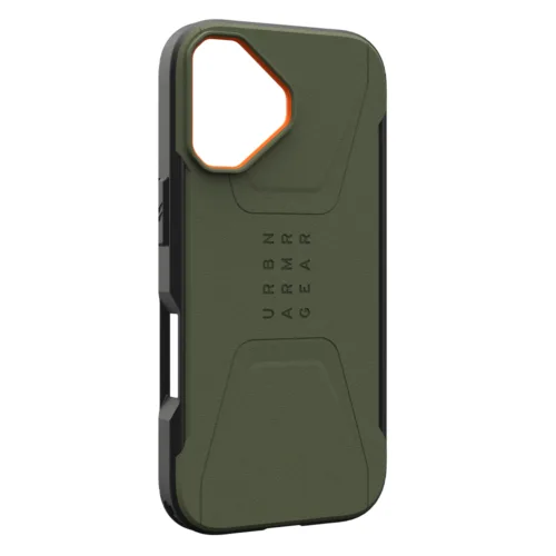 UAG รุ่น Civilian (Magsafe) - เคส iPhone 17 - สี Olive/Orange - Image 2