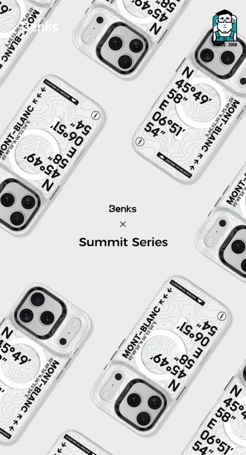 Benks รุ่น Summit-Mt. Blanc with Camera Control - เคส iPhone 17 Pro - สี White - Image 5