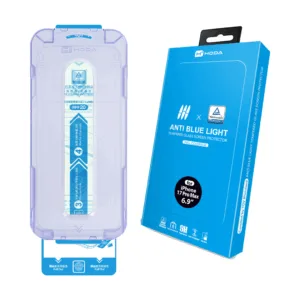 Hoda รุ่น Blue Light Filter (BLC) with Anti-Reflecion (AR) Tempered Glass - ฟิล์มกระจก iPhone 17 Pro Max