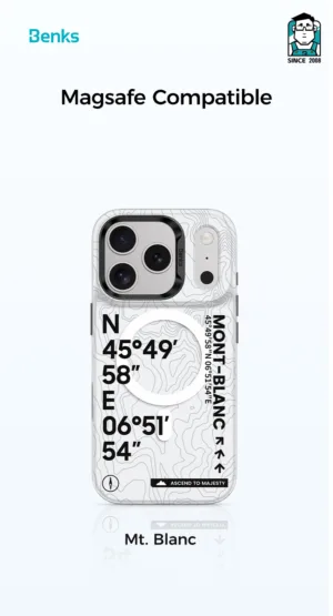 Benks รุ่น Summit-Mt. Blanc with Camera Control - เคส iPhone 17 Pro - สี White