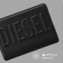 Diesel รุ่น 3D Biscotto Laptop Sleeve - ซองโน๊ตบุ๊ค ซองใส่แล็ปท็อป Laptop 14" - สี Black