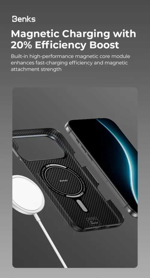 Benks รุ่น ArmorPro 600D with Camera Control - เคส iPhone 17 Pro - สี Black - Image 5