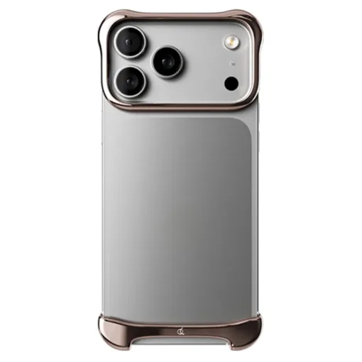 Arc รุ่น Pulse Aluminum - เคส iPhone 17 Pro Max - สี Polished Rose Bronze
