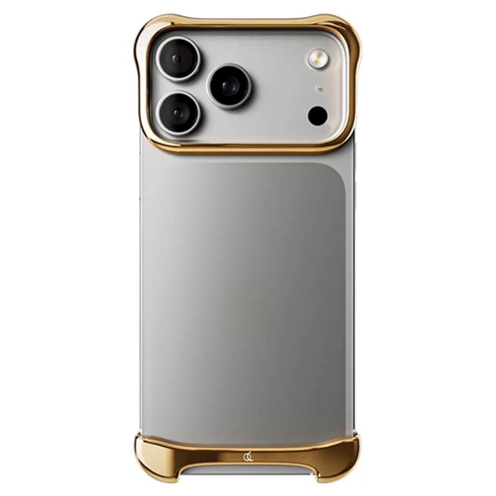 Arc รุ่น Pulse Aluminum - เคส iPhone 17 Pro - สี Polished Gold 1 Arc รุ่น Pulse Aluminum - เคส iPhone 17 Pro - สี Polished Gold