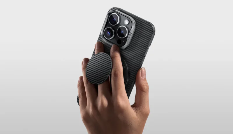 Benks รุ่น ArmorPop Phone Grip, Stand - แหวนติดหลังมือถือ - สี Black